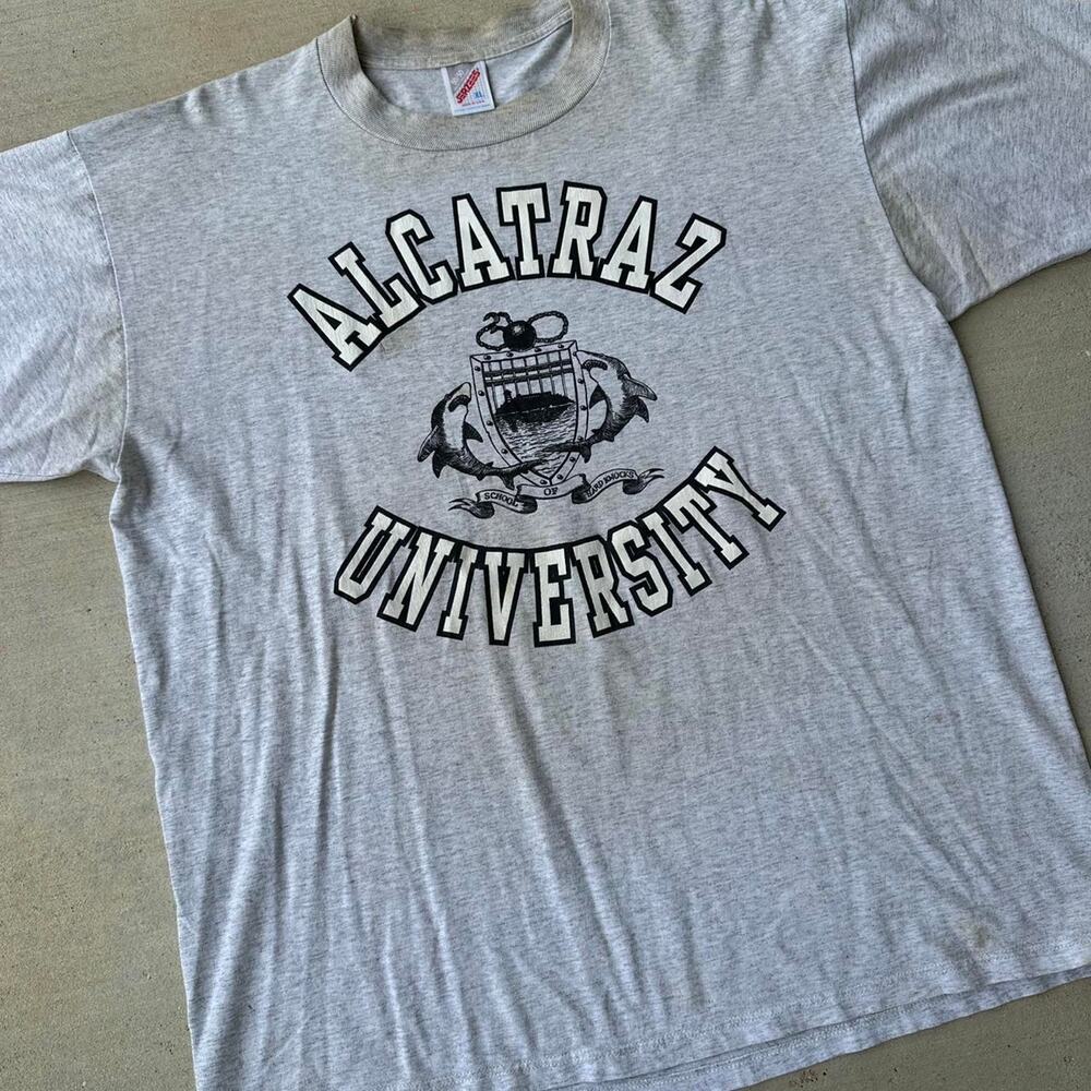 Vintage 80s Alcatraz University Shirt